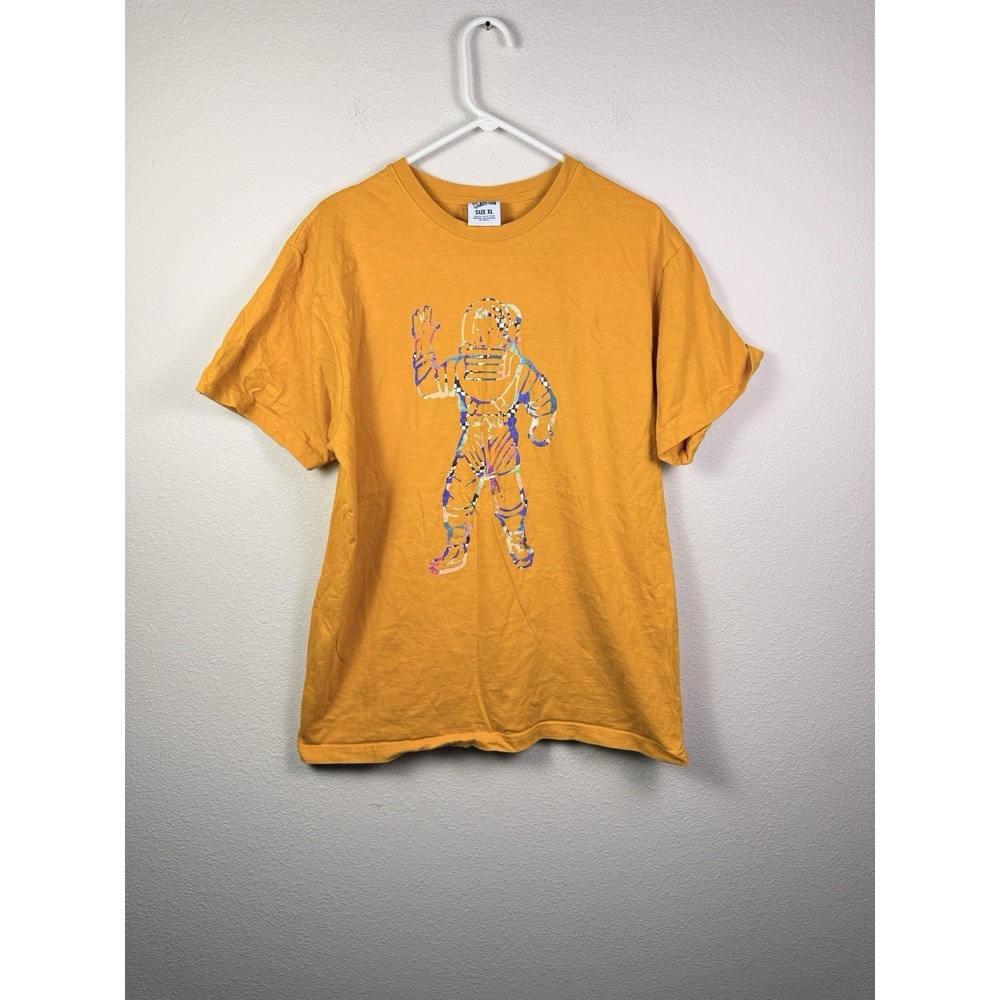 Billionaire Boys Club Shirt Mens‎ XL Orange Astronaut Graphic Streetwear Tee XL